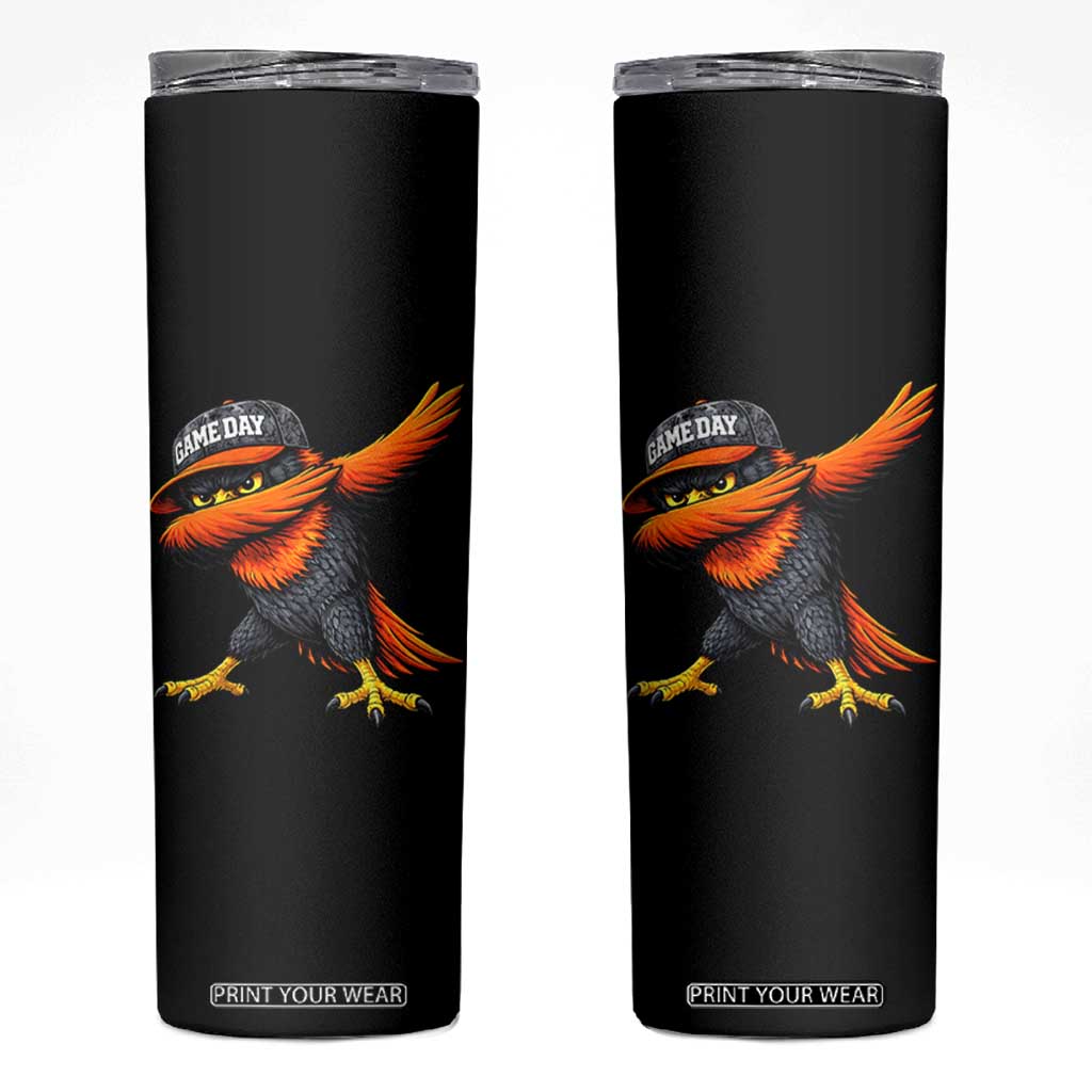 Fierce Oriole Spirit Graphic Skinny Tumbler Cool Game Day Sports Fan TS02 Black Print Your Wear