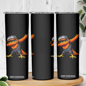 Fierce Oriole Spirit Graphic Skinny Tumbler Cool Game Day Sports Fan TS02 Print Your Wear