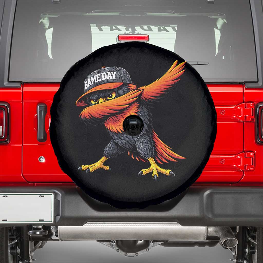 Fierce Oriole Spirit Graphic Spare Tire Cover Cool Game Day Sports Fan TS02 Black Print Your Wear