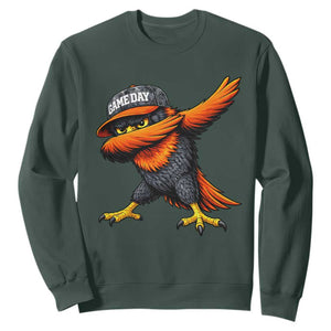 Fierce Oriole Spirit Graphic Sweatshirt Cool Game Day Sports Fan TS02 Dark Forest Green Print Your Wear