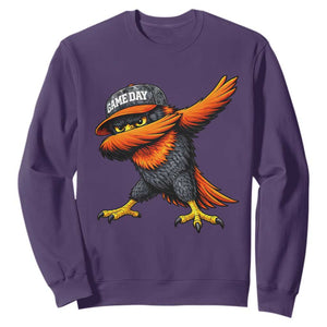 Fierce Oriole Spirit Graphic Sweatshirt Cool Game Day Sports Fan TS02 Purple Print Your Wear