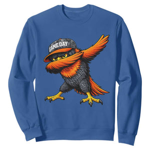 Fierce Oriole Spirit Graphic Sweatshirt Cool Game Day Sports Fan TS02 Royal Blue Print Your Wear