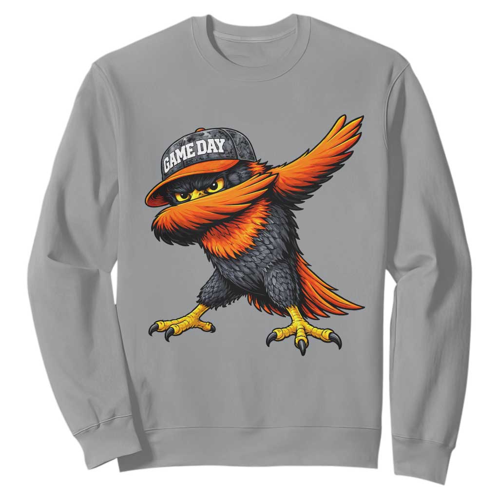 Fierce Oriole Spirit Graphic Sweatshirt Cool Game Day Sports Fan TS02 Sport Gray Print Your Wear