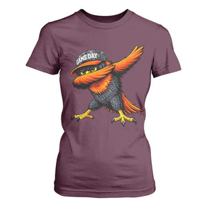 Fierce Oriole Spirit Graphic T Shirt For Women Cool Game Day Sports Fan TS02 Maroon Print Your Wear