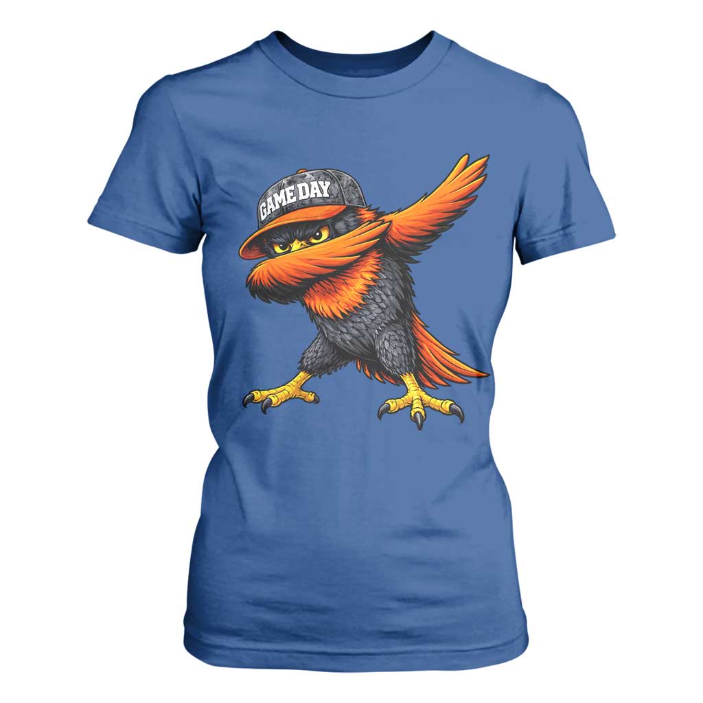 Fierce Oriole Spirit Graphic T Shirt For Women Cool Game Day Sports Fan TS02 Royal Blue Print Your Wear
