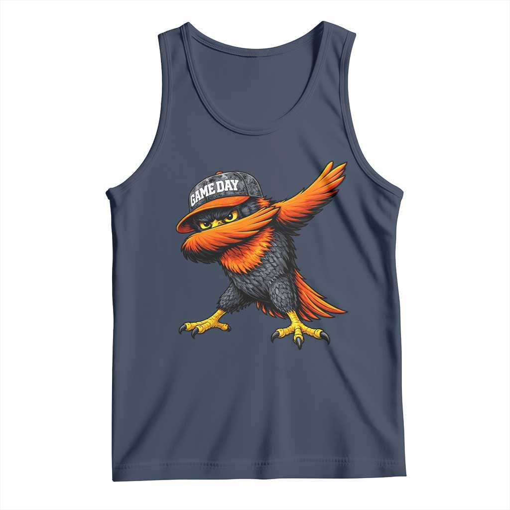 Fierce Oriole Spirit Graphic Tank Top Cool Game Day Sports Fan TS02 Navy Print Your Wear