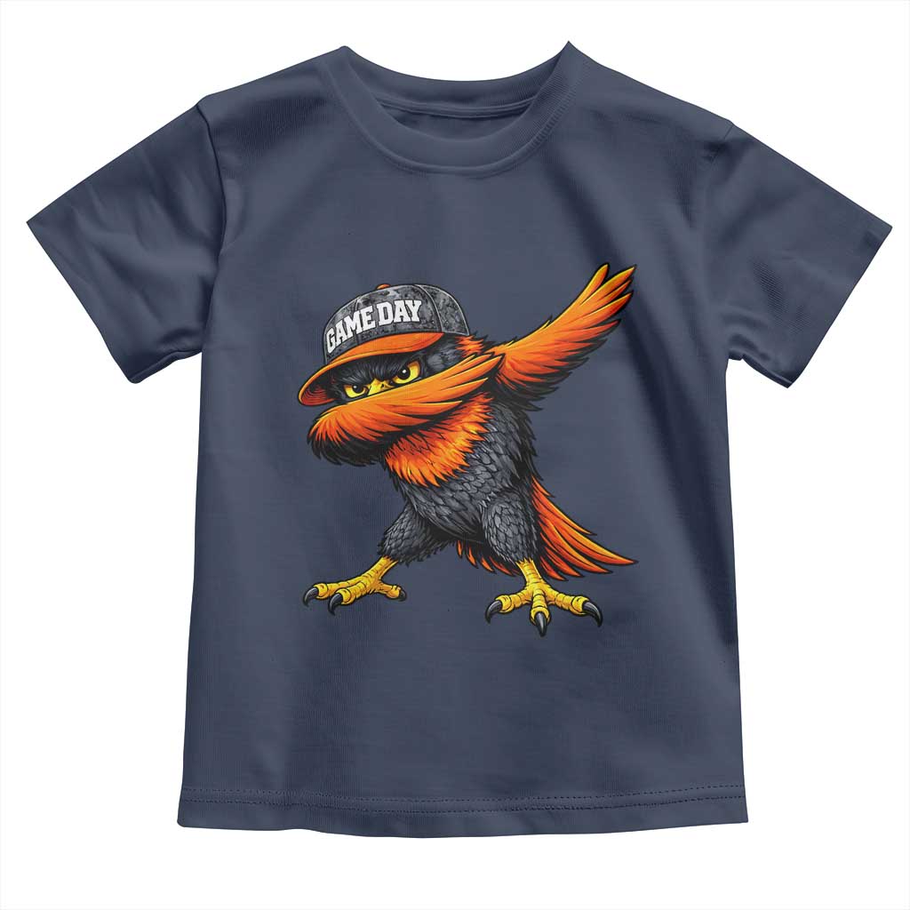 Fierce Oriole Spirit Graphic Toddler T Shirt Cool Game Day Sports Fan TS02 Navy Print Your Wear