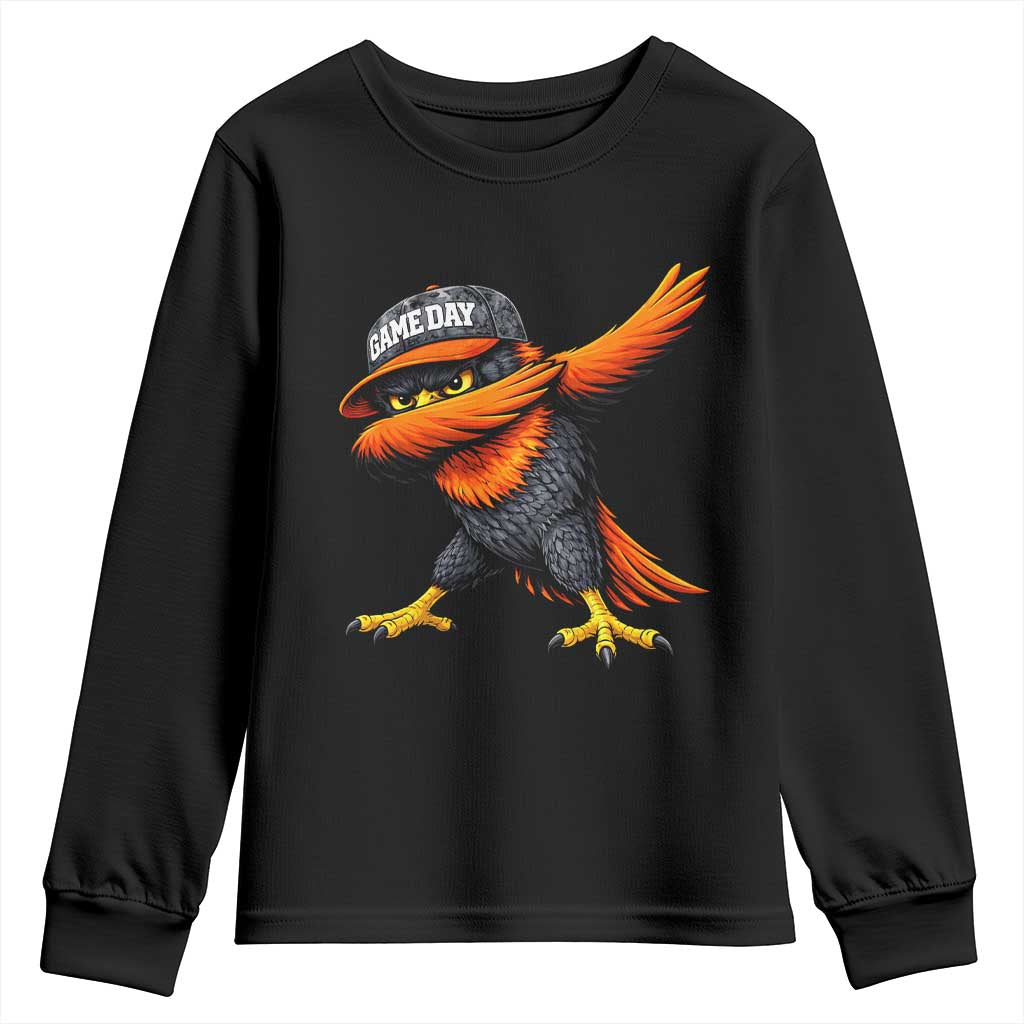 Fierce Oriole Spirit Graphic Youth Sweatshirt Cool Game Day Sports Fan TS02 Black Print Your Wear