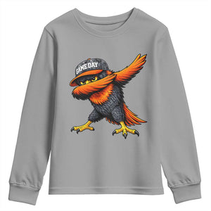 Fierce Oriole Spirit Graphic Youth Sweatshirt Cool Game Day Sports Fan TS02 Sport Gray Print Your Wear