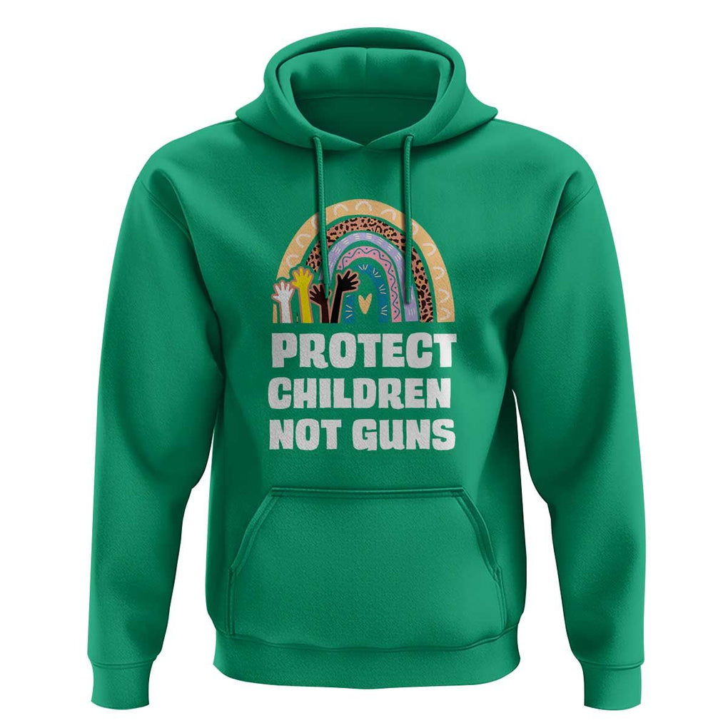 Gun Violence Awareness Hoodie Protect Children Not Guns In June We Wear Orange Day End Gun Violence Rainbow TS02 Irish Green Print Your Wear