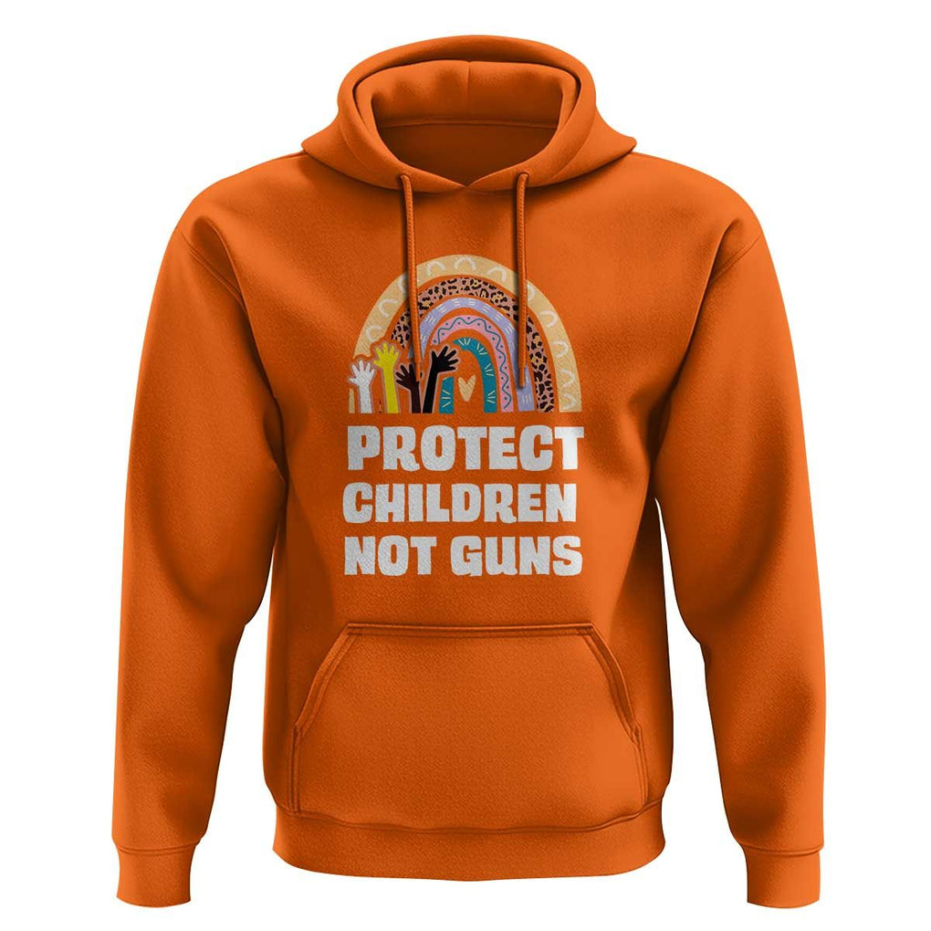 Gun Violence Awareness Hoodie Protect Children Not Guns In June We Wear Orange Day End Gun Violence Rainbow TS02 Orange Print Your Wear