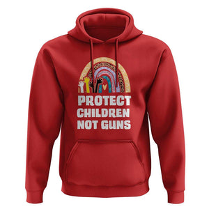 Gun Violence Awareness Hoodie Protect Children Not Guns In June We Wear Orange Day End Gun Violence Rainbow TS02 Red Print Your Wear