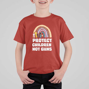 Gun Violence Awareness T Shirt For Kid Protect Children Not Guns In June We Wear Orange Day End Gun Violence Rainbow TS02 Red Print Your Wear