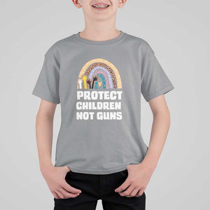 Gun Violence Awareness T Shirt For Kid Protect Children Not Guns In June We Wear Orange Day End Gun Violence Rainbow TS02 Sport Gray Print Your Wear