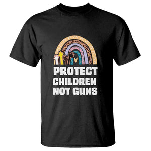 Gun Violence Awareness T Shirt Protect Children Not Guns In June We Wear Orange Day End Gun Violence Rainbow TS02 Black Print Your Wear