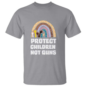 Gun Violence Awareness T Shirt Protect Children Not Guns In June We Wear Orange Day End Gun Violence Rainbow TS02 Sport Gray Print Your Wear
