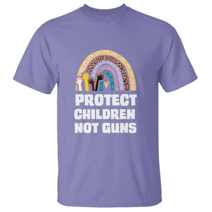 Gun Violence Awareness T Shirt Protect Children Not Guns In June We Wear Orange Day End Gun Violence Rainbow TS02 Violet Print Your Wear