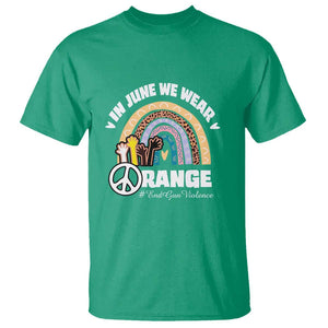 Gun Violence Awareness T Shirt In June We Wear Orange End Gun Violence Awareness Rainbow TS02 Irish Green Print Your Wear
