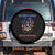 Patriotic American Lion Spare Tire Cover Be The Lions Not The Sheep Retro US Flag TS02 No hole Black Print Your Wear