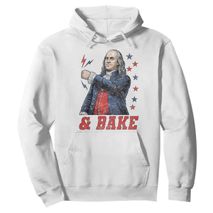 And Bake Funny Benjamin Franklin Patriotic Graphic Matching Hoodie Vintage Founding Father Distressed Stars and Lightning Bolts Dynamic Duo