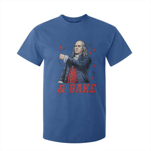 And Bake Funny Benjamin Franklin Patriotic Graphic Matching T Shirt For Kid Vintage Founding Father Distressed Stars and Lightning Bolts Dynamic Duo