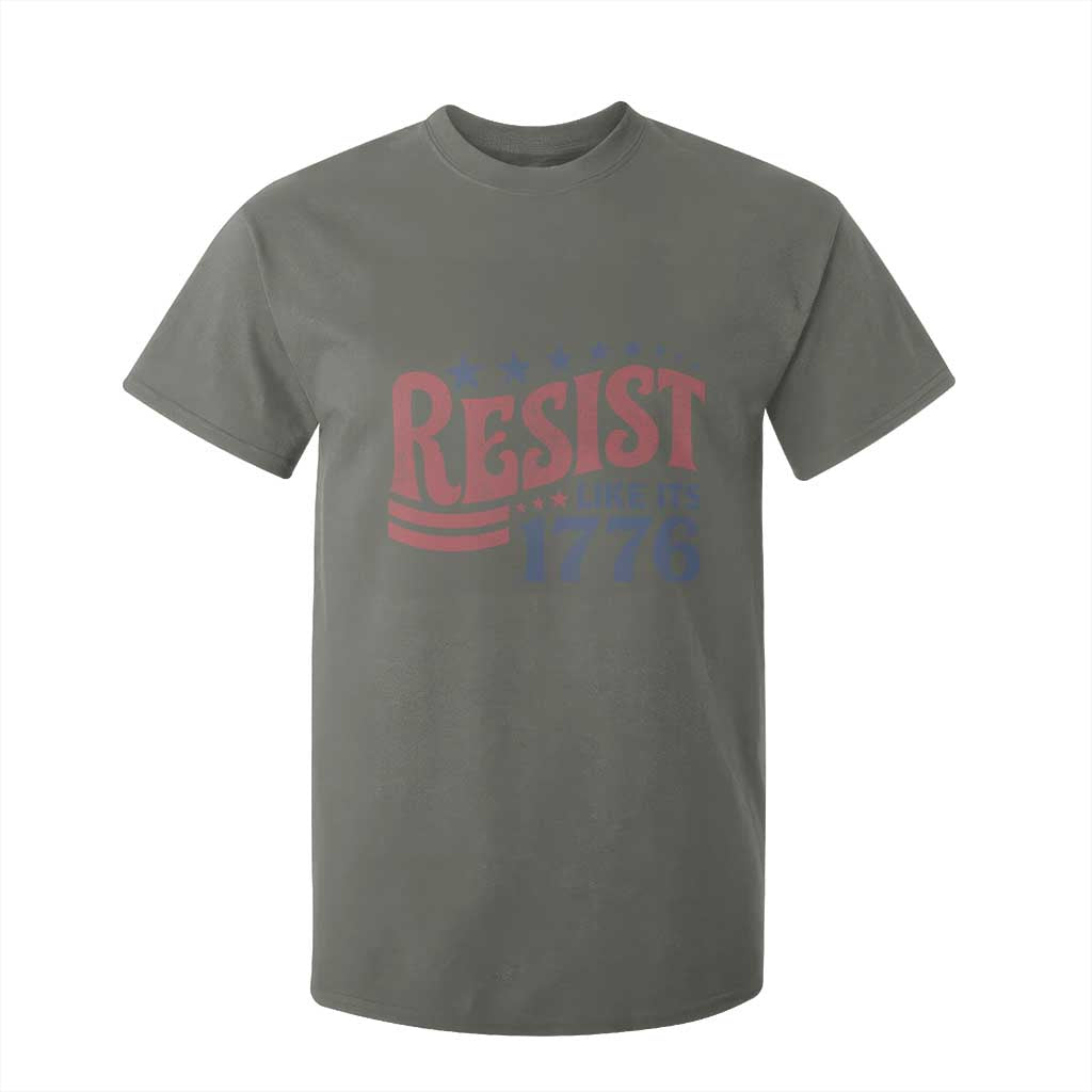 Resist Like Its 1776 T Shirt For Kid Vintage Distressed Patriotic Political Satire Graphic