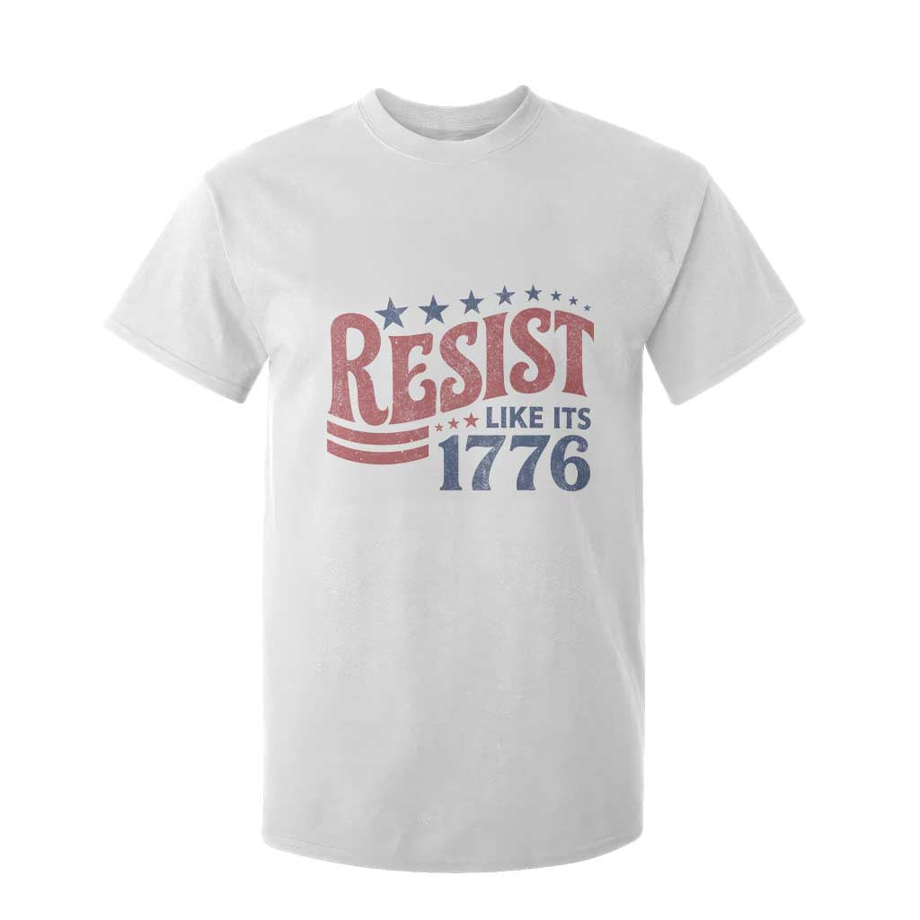 Resist Like Its 1776 T Shirt For Kid Vintage Distressed Patriotic Political Satire Graphic