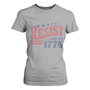 Resist Like Its 1776 T Shirt For Women Vintage Distressed Patriotic Political Satire Graphic