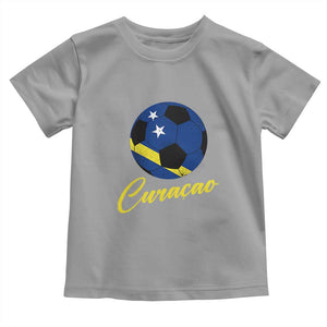 Curaçao Soccer Fans Distressed Flag Toddler T Shirt Football Heritage Pride Support