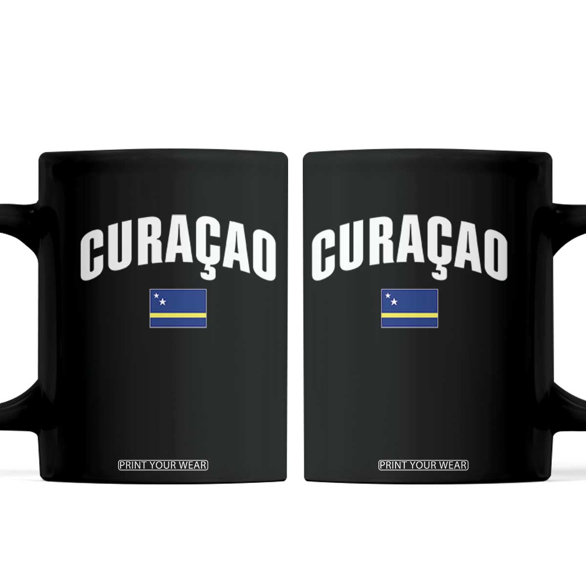 Curaçao National Flag Classic Heritage Coffee Mug Caribbean Pride Souvenir