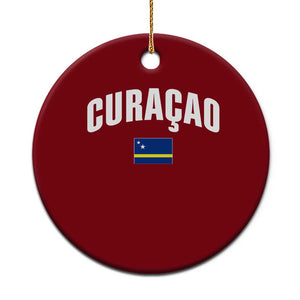 Curaçao National Flag Classic Heritage Ceramic Ornament Caribbean Pride Souvenir