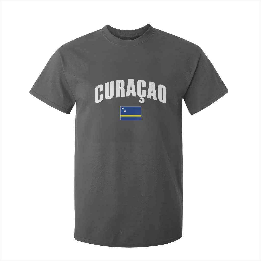 Curaçao National Flag Classic Heritage T Shirt For Kid Caribbean Pride Souvenir