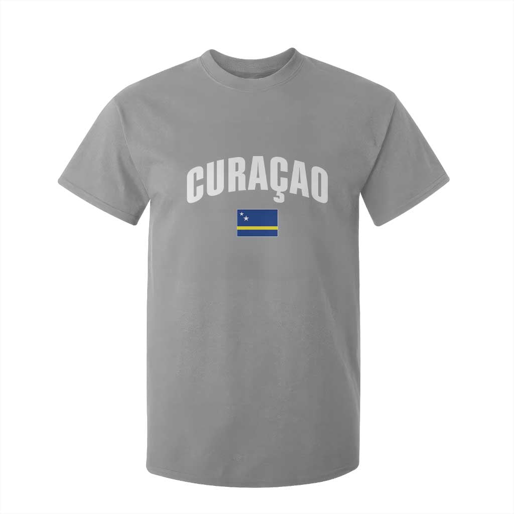 Curaçao National Flag Classic Heritage T Shirt For Kid Caribbean Pride Souvenir