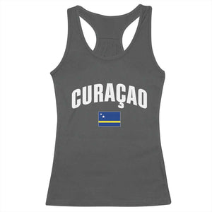 Curaçao National Flag Classic Heritage Racerback Tank Top Caribbean Pride Souvenir
