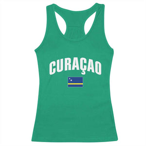 Curaçao National Flag Classic Heritage Racerback Tank Top Caribbean Pride Souvenir