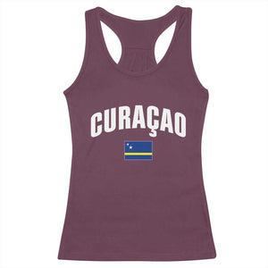 Curaçao National Flag Classic Heritage Racerback Tank Top Caribbean Pride Souvenir