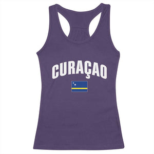 Curaçao National Flag Classic Heritage Racerback Tank Top Caribbean Pride Souvenir