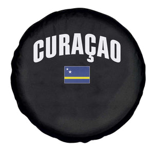Curaçao National Flag Classic Heritage Spare Tire Cover Caribbean Pride Souvenir