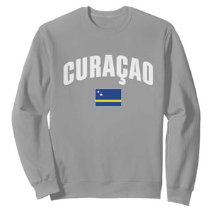 Curaçao National Flag Classic Heritage Sweatshirt Caribbean Pride Souvenir