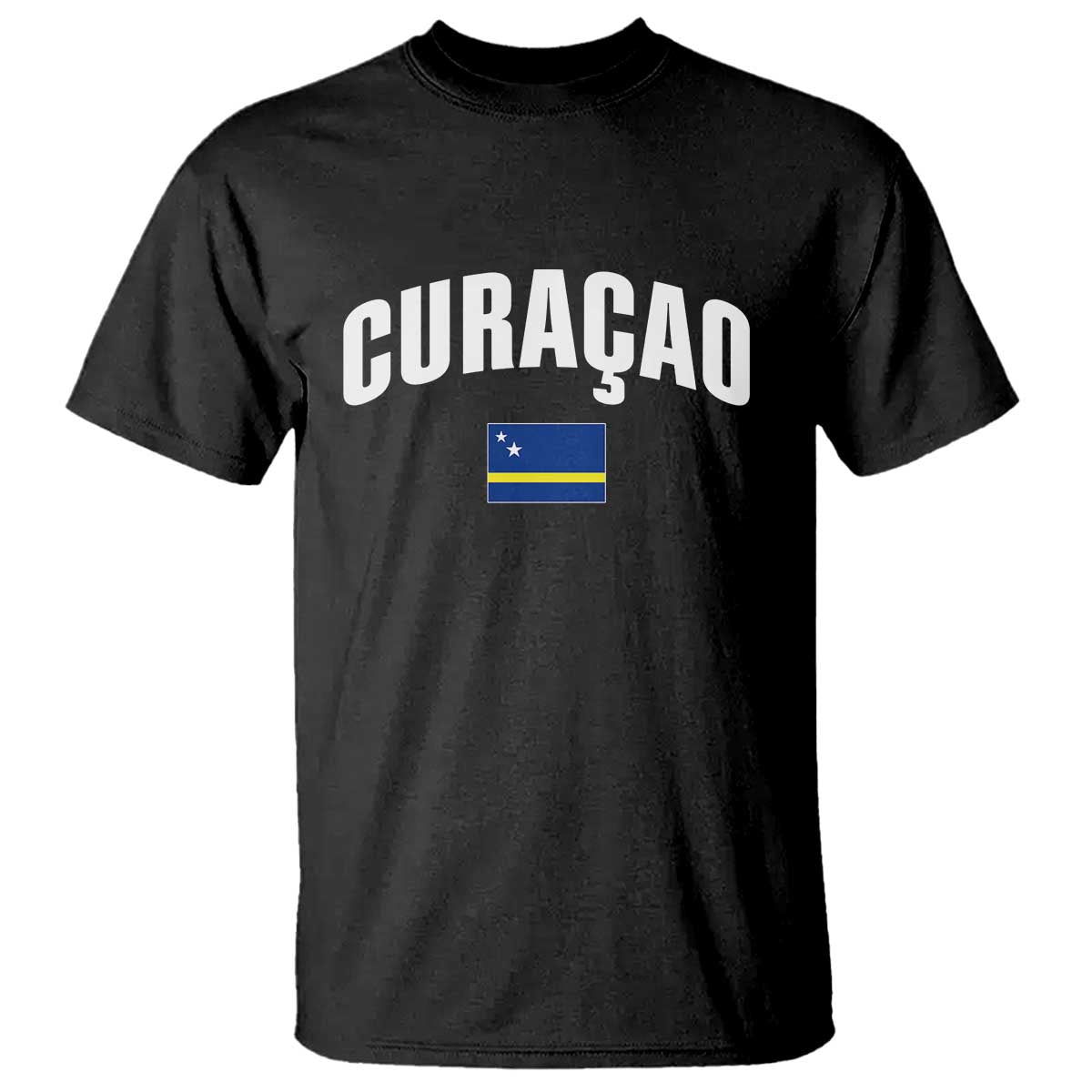 Curaçao National Flag Classic Heritage T Shirt Caribbean Pride Souvenir