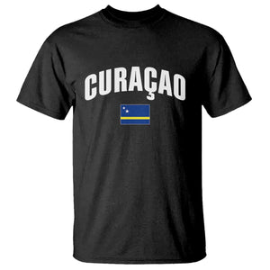 Curaçao National Flag Classic Heritage T Shirt Caribbean Pride Souvenir