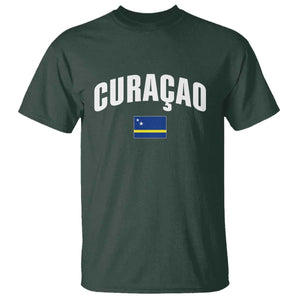 Curaçao National Flag Classic Heritage T Shirt Caribbean Pride Souvenir