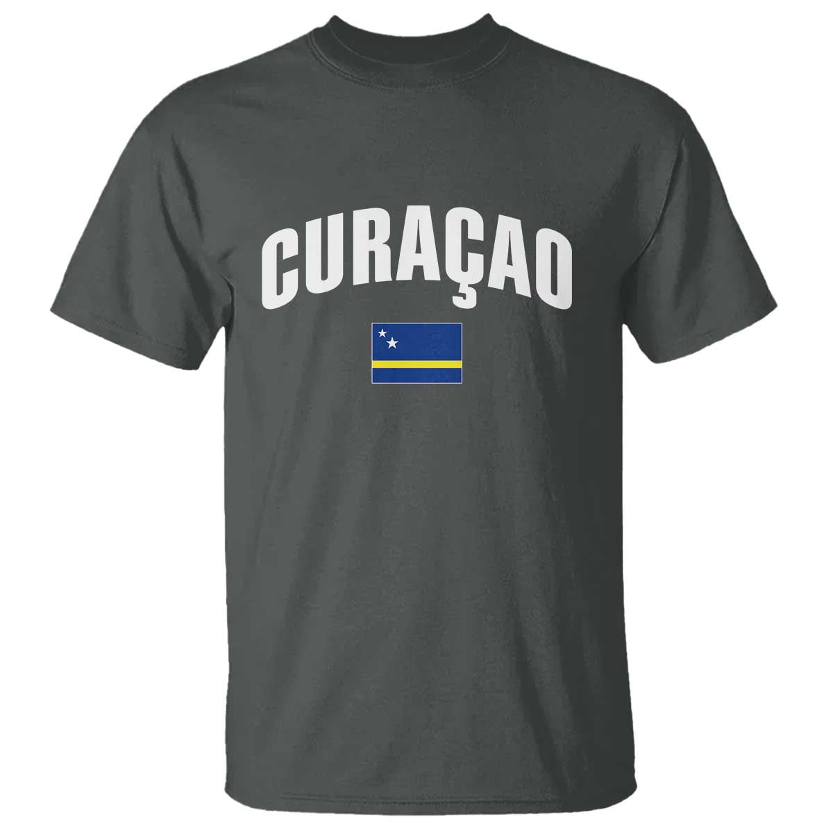 Curaçao National Flag Classic Heritage T Shirt Caribbean Pride Souvenir