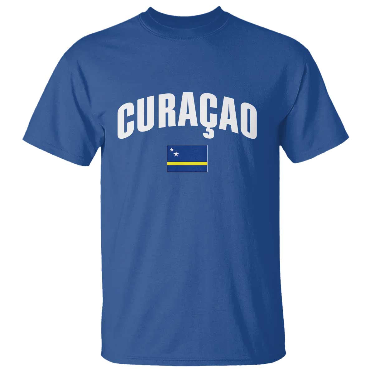 Curaçao National Flag Classic Heritage T Shirt Caribbean Pride Souvenir