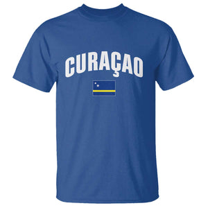Curaçao National Flag Classic Heritage T Shirt Caribbean Pride Souvenir