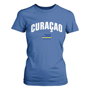 Curaçao National Flag Classic Heritage T Shirt For Women Caribbean Pride Souvenir