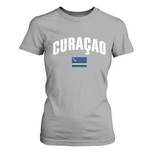 Curaçao National Flag Classic Heritage T Shirt For Women Caribbean Pride Souvenir