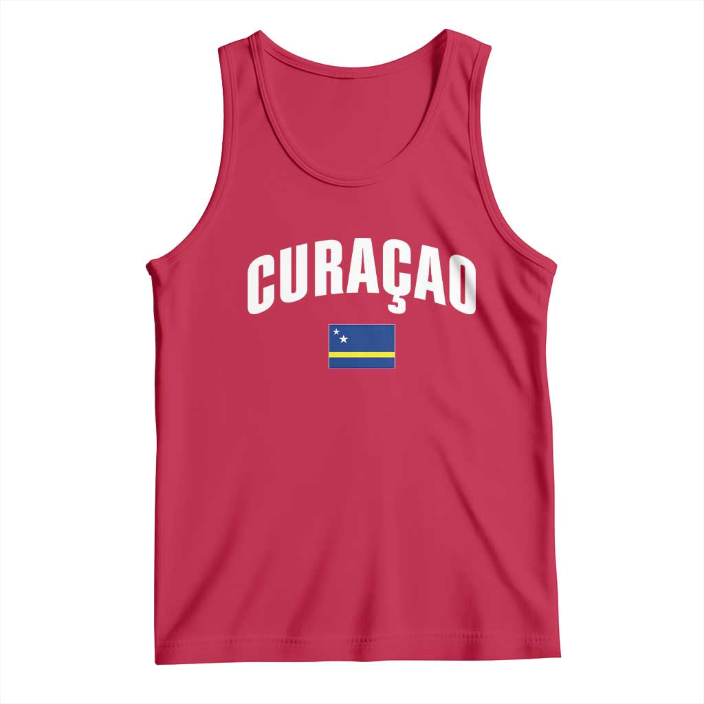 Curaçao National Flag Classic Heritage Tank Top Caribbean Pride Souvenir