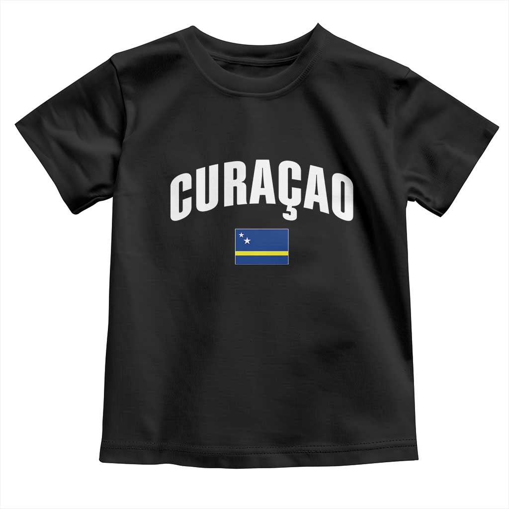 Curaçao National Flag Classic Heritage Toddler T Shirt Caribbean Pride Souvenir