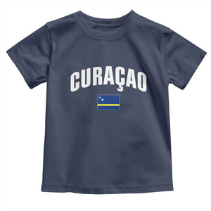 Curaçao National Flag Classic Heritage Toddler T Shirt Caribbean Pride Souvenir